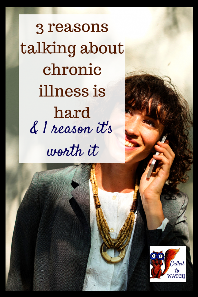 talking about chronic illness #chronicillness #suffering #loneliness #caregiver #pain #caregiving #spoonie #faith #God #Hope