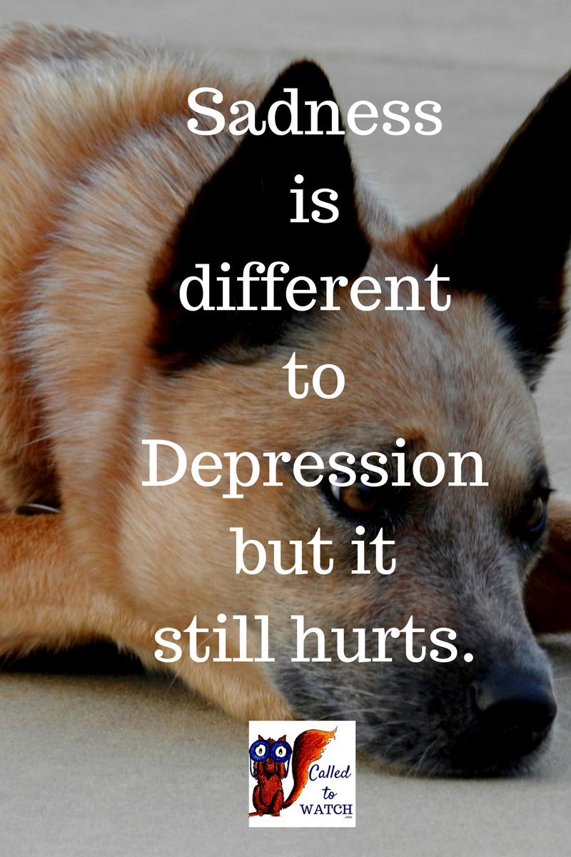 Sadness is different to depression, but after a chronic illness it still hurts